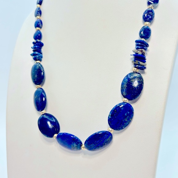 Luxury Artisan Lapus Lazuli Necklace “Jenny Leigh” - Picture 2 of 3